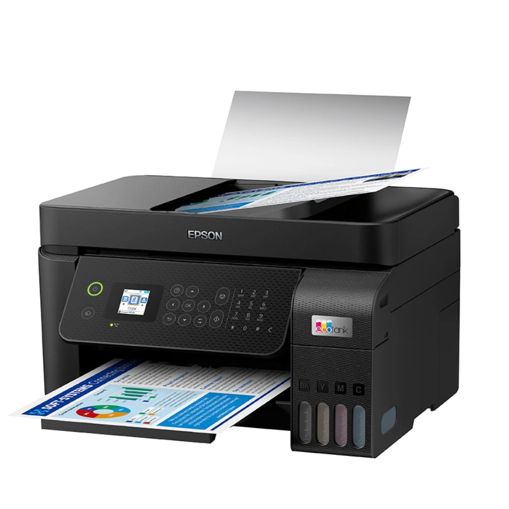 Epson Ink Tank Color Printer L5290 A4 Multi Function with ADF | Fax | WiFi view 4